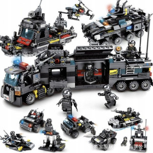 Klocki baza policji 832 klocków Pasuje do Lego