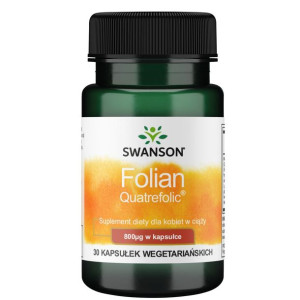 Folian Quatrefolic 800 mcg dla kobiet w ciąży (30 kaps.)