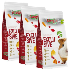 Karma dla ŚWINKI MORSKIEJ, KAWI DOMOWEJ - 3x Alegia exclusive 700g