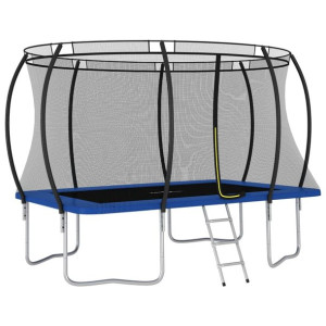 Trampolina z akcesoriami, prostokątna, 335x244x90