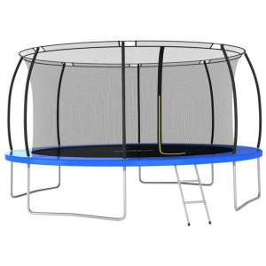 Trampolina z akcesoriami, okrągła, 460x80 cm, 150