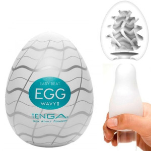 Masturbator Jajko Egg Wavy II 1 szt Tenga