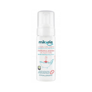 Mikkolo HYPOALLERGENIC Delikatna Pianka Do Mycia Ciała Dla Dzieci 150 ml