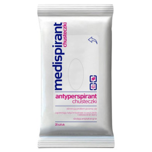 Medispirant  Antyperspirant Chusteczki 20 szt.