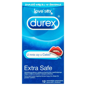 Durex EXTRA SAFE EMOJI Prezerwatywy Extra Safe Emoji 12 szt.