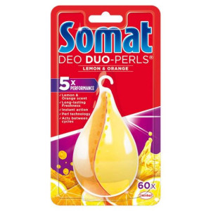 Somat Deo Duo-Perls Odświeżacz Do Zmywarek Cytrynowo-pomarańczowy 17 g