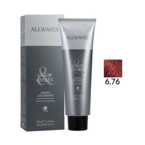 Allwaves COLOR CREME Farba Do Włosów 6.76 Marsala 100 ml