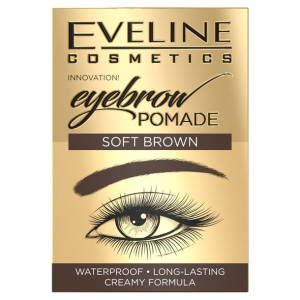 Eveline Cosmetics  Pomada Do Brwi Soft Rown 1 szt.