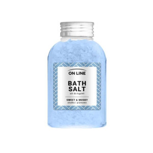 On Line BATH SALT Sól Do Kąpieli Sweet & Musky 600 g