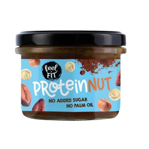 Feel Fit PROTEIN NUT Krem Czekoladowy z Orzechami Laskowymi Bez Cukru 200 g
