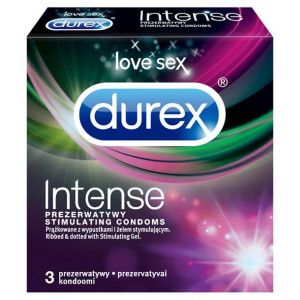 Durex INTENSE Prezerwatywy 3 szt.