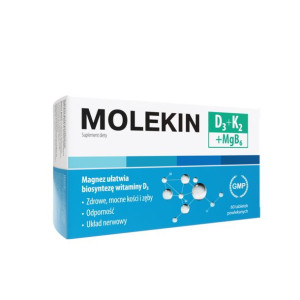 Molekin D3+K2+MG+B6 Suplement Diety 60 szt.