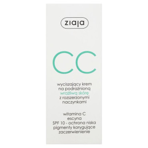Ziaja CC Krem Naturalny Wyciszający Na Podrażnioną Skórę 50 ml