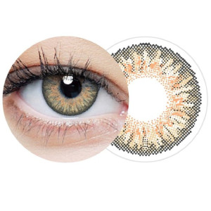 Clear Lab CLEARCOLOR 1-DAY Kolorowe Soczewki Kontaktowe Brązowe -6.50 10 sz