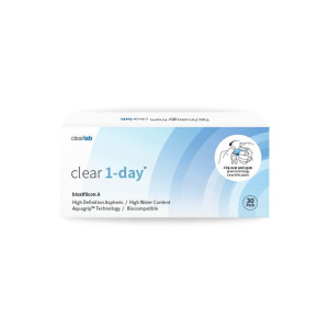 Clear Lab CLEAR 1-DAY Soczewki Kontaktowe Bezbarwne -5,5 30 szt.
