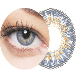 Clear Lab CLEAR COLOR 55 Kolorowe Soczewki Kontaktowe Niebieskie Serenity -