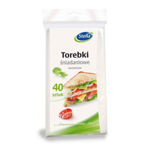Stella  Torebki Śniadaniowe Papierowe 40 szt.