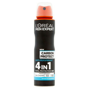 L'Oreal Paris MEN EXPERT CARBON PROTECT Antyperspirant w Sprayu 4w1 150 ml