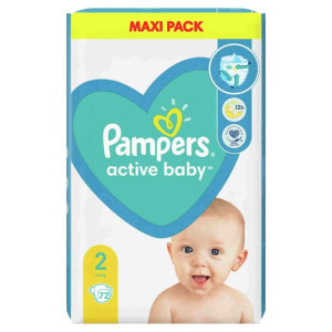 Pampers ACTIVE BABY Pieluchy Rozmiar 2 76 szt.