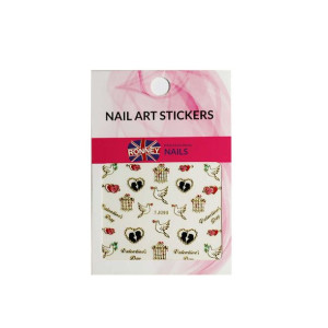 RONNEY NAIL ART STICKERS Naklejki Wodne Na Paznokcie 229 1 szt.