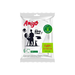 Amigo  Jednorazowe Kubki Papierowe 6 szt.
