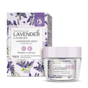 Floslek LAVENDER Lawendowe pola Krem Do Twarzy Lawendowy Odżywczy 50 ml