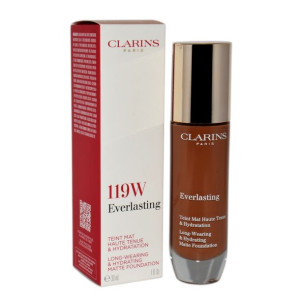 Clarins EVERLASTING FOUNDATION Nawilżający Podkład Matujący 119w Mocha 30 m