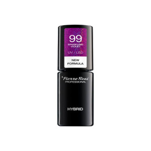 Pierre Rene  Lakier Do Paznokci 099 Sparkling Violet Hybrydowy 6 ml