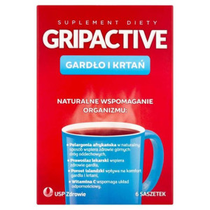 Gripactive GARDŁO I KRTAŃ Suplement Diety Naturalne Wspomaganie Organizmu 6