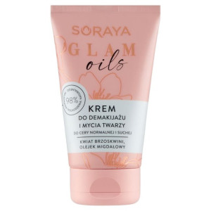 Soraya GLAM OILS Krem Do Demakijażu i Mycia Twarzy 125 ml