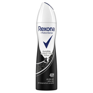 Rexona INVISIBLE ON BLACK AND WHITE Dezodorant w Atomizerze 150 ml