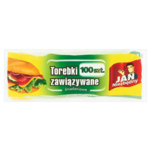 JAN NIEZBĘDNY  Torebki Śniadaniowe Zawiązywane 100 szt.