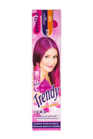 Venita TRENDY MOUSSE COLOR Pianka Koloryzująca 32 Intrygujący Róż 75 ml