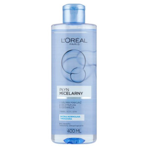 L'Oreal Paris  Płyn Micelarny Skóra Normalna i Mieszana 400 ml