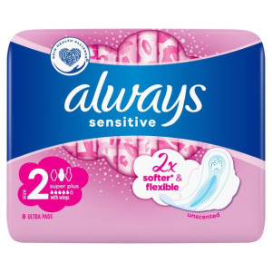 Always SENSITIVE Podpaski 8 szt.