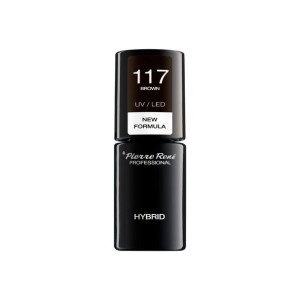 Pierre Rene  Lakier Do Paznokci 117 Brown Hybrydowy 6 ml