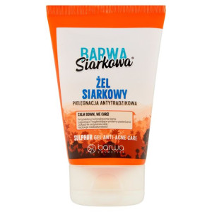 Barwa SIARKOWA Żel Do Mycia Twarzy 120 ml