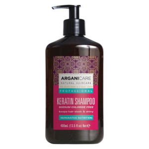ARGANICARE KERATYNA Szampon Do Włosów Wygładzający 400 ml