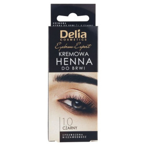 Delia HENNA CREAM Henna Do Brwi Czarna 15 ml