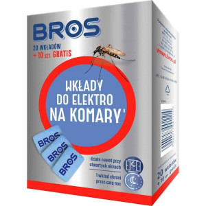 Bros  Wkłady do elektro na komary 20szt