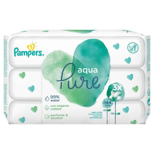 Pampers AQUA PURE Chusteczki Nawilżane 1 szt.