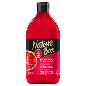 Nature Box POMEGRANATE OIL Szampon Do Włosów 385 ml