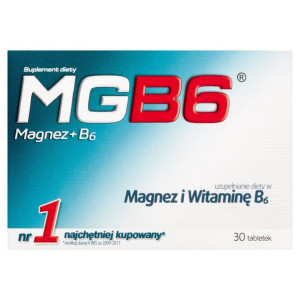Mgb6  Witaminy i Preparaty Wzmacniające 30 szt.