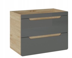 Szafka Aruba Agawa szara / dąb 60 cm