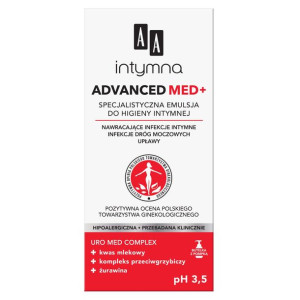 AA INTYMNA Płyn Do Higieny Intymnej Advanced Med+ 300 ml