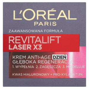 L'Oreal Paris REVITALIFT LASER Krem Do Twarzy Na Dzień Głęboka Regeneracja