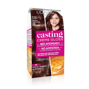 L'Oreal Paris CASTING CREME GLOSS Farba Do Włosów 515 Mroźna Czekolada 1 sz