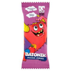 Be Raw! KIDS Baton Jagoda-jabłko 25 g