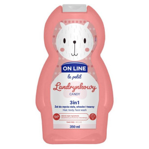 On Line LE PETIT Żel Do Mycia 3w1 Landrynkowy 350 ml
