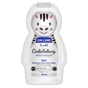 On Line LE PETIT Żel Do Mycia 3w1 Czekoladowy 350 ml